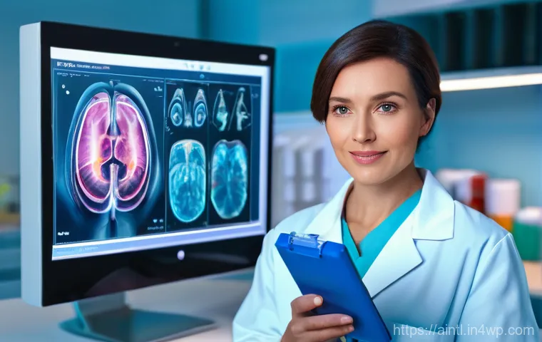 AI 진단 시스템의 비즈니스 사례 연구 - Here are three detailed image prompts based on the provided content: