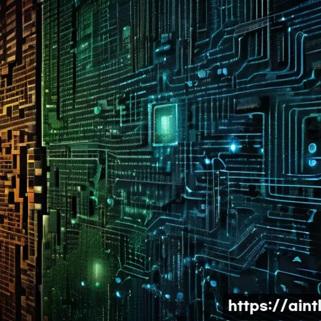 AI 진단 시스템의 데이터 보안 문제 - **Image Prompt 1:** A sterile, futuristic medical examination room. A doctor, in a clean lab coat, i...